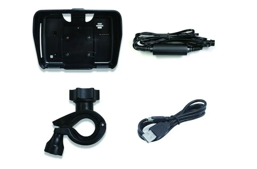 4,3 дюймов водонепроницаемый держатель для gps-навигатора для мотоцикла с картой, установлен bluetooth FM 8 Гб Сенсорный Экран навигатор+ USB зарядное устройство в подарок
