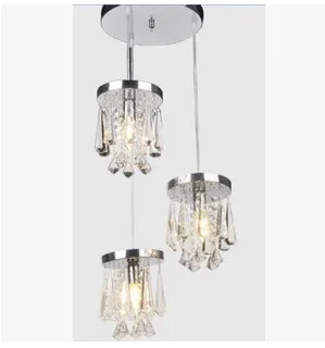 

Manufacturers, wholesale crystal lamps aisle entrance terrace restaurant / modern and simple crystal pendant lighting 3