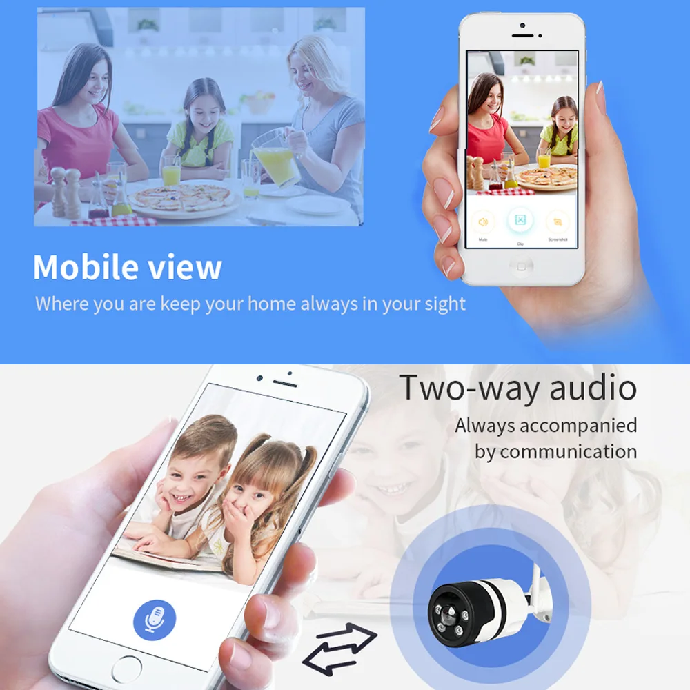 INQMEGA Wifi Outdoor IP Camera 1080P 720P Waterproof Wireless Security Camera Two Way Audio Night V - 32842587106  INQMEGA Wifi Outdoor IP Camera 1080P 720P Waterproof Wireless Security Camera Two Way Audio Night V - 32842587106