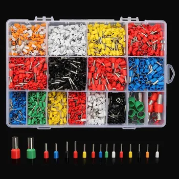 

CT06 2120Pcs Wire Copper Crimp Insulated Cord Pin End Terminal 22 to 5 AWG