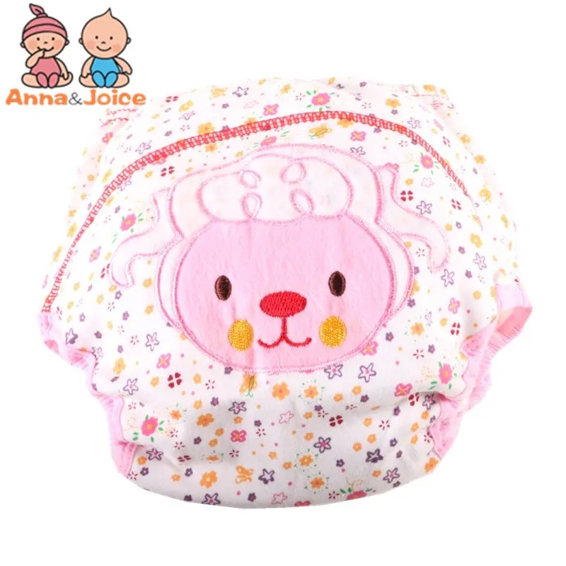 Fraldas do Bebê Calças de Treinamento Lote Reutilizáveis Fraldas Pano Fralda Lavável Crianças Bebê Algodão Calcinha 80 90 100 5 pc - 5 High Quality Mamãe e Bebê