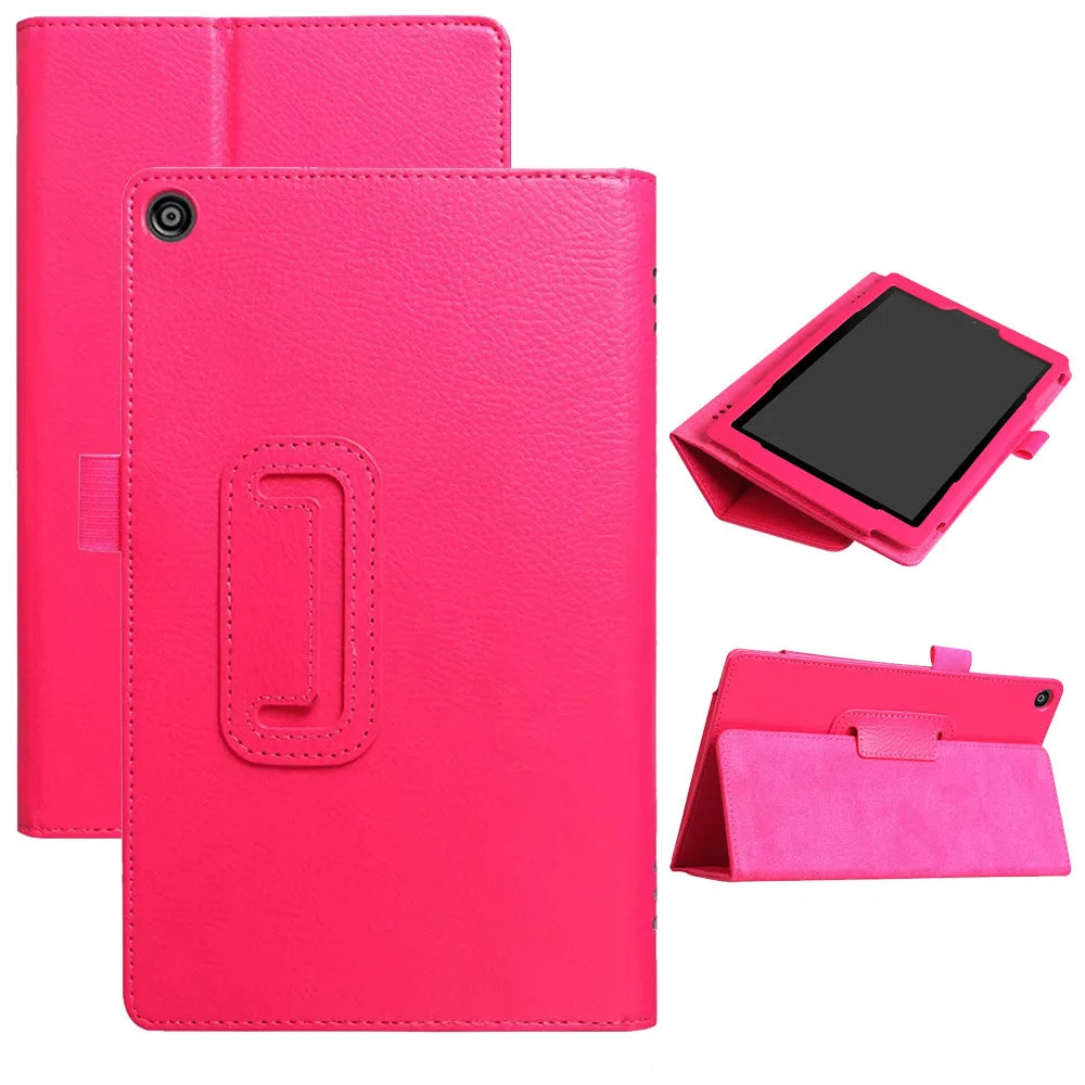 PU Leather Case For Amazon KindleFire HD 8 2017 Release Tablet Flip Case Stand Cover for Amazon Fire HD 8 inch 7th Generation (15)