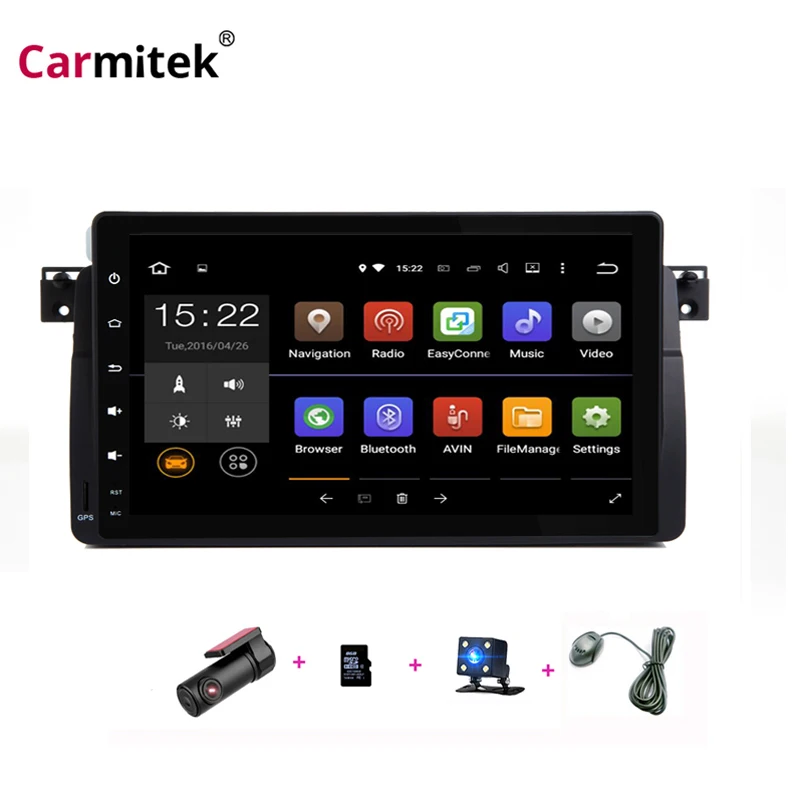 1 din Android Мультимедиа Навигация Радио сенсорный экран автомобильный dvd 2 для bmw e46 M3