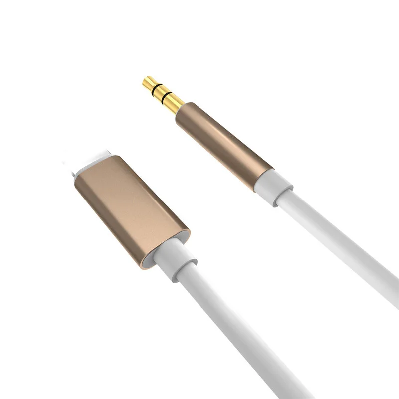 1M Line For lightning to 3.5mm Headphone Audio Adapter IOS For iPhone For iPad Car Aux Jack Earphone Speaker Headset Music Cable