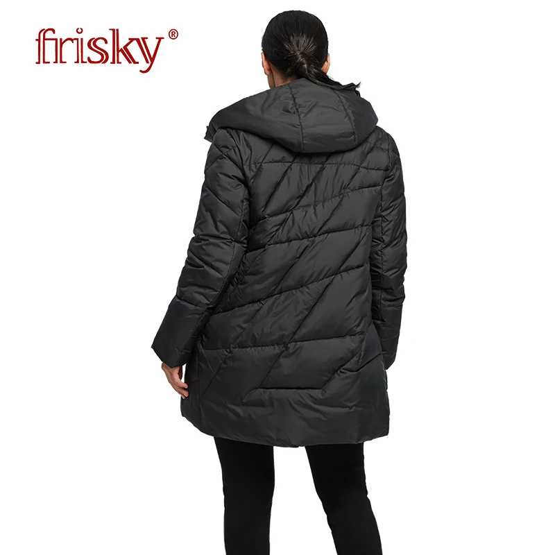 2018 Frisky новинки пуховик женский зимний плюс размера куртка женская зимняя с