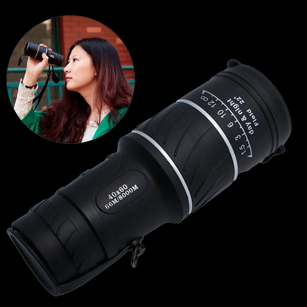 Powerful ANDA Day Vision 40x60 HD Vision Telescope Waterproof Long Range Binoculars monocular for Camping Bird-watching