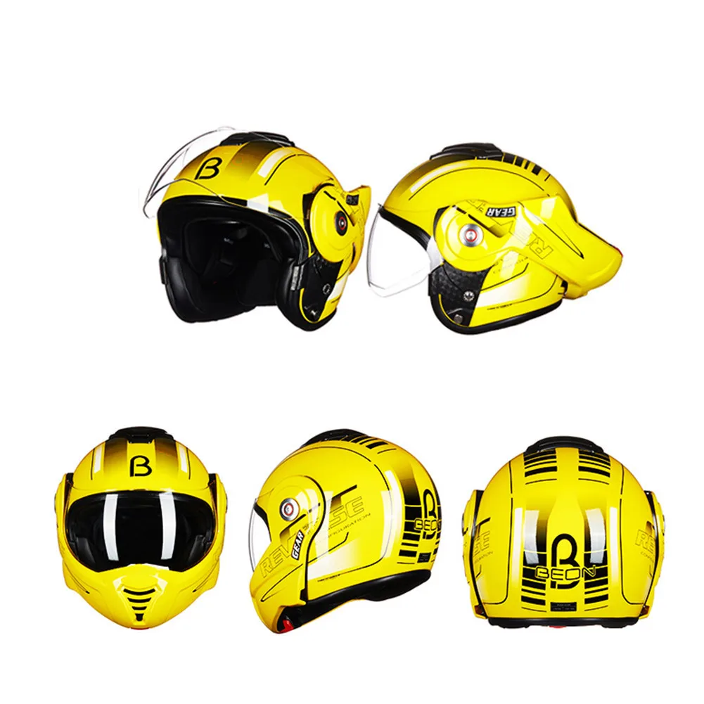 BEON откидной мотоциклетный шлем модульный Открытый анфас шлем мото шлем мотоциклетный шлем Capacete трансформируемые шлемы