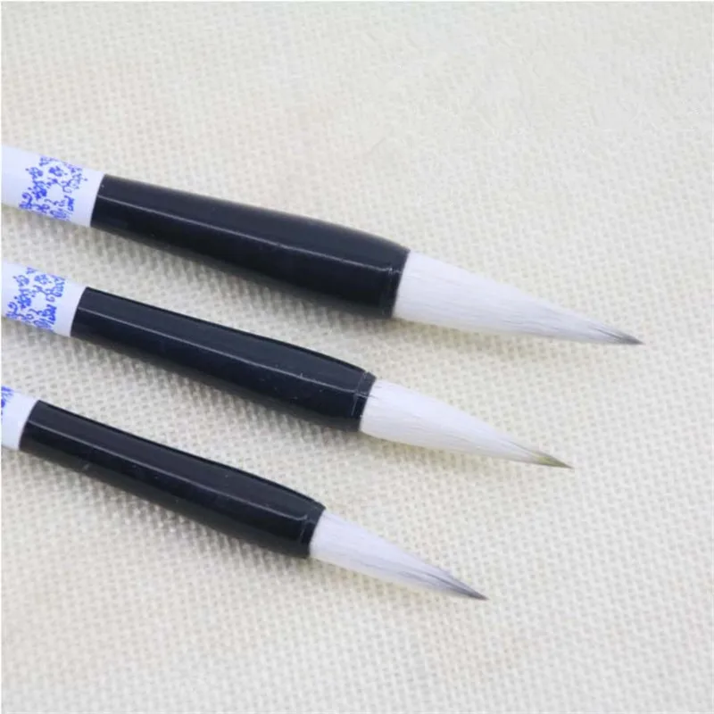 3 tamaño chino caligrafía pluma comadreja pelo cepillo de escritura tinta enseñando pintura escuela papelería suministros de oficina 3 tamaño chino caligrafía pluma comadreja pelo cepillo de escritura tinta enseñando pintura escuela papelería suministros de oficina
