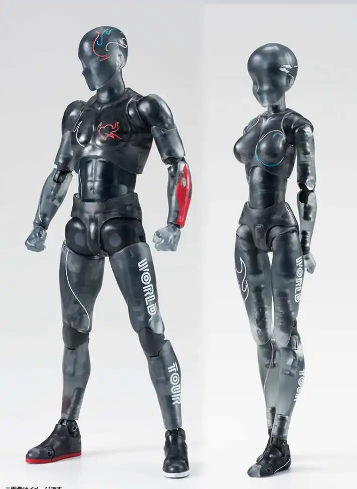 Боди Kun SHF Figuarts Archetype He SHE Crystle Black Ver экшн фигура цвет кожи Сделай Сам фигурка боди