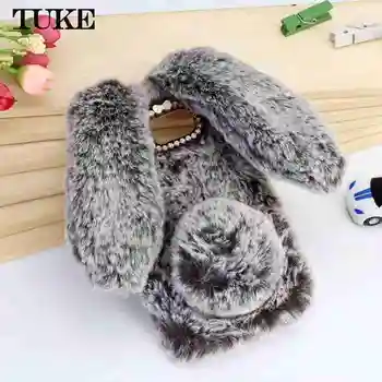 

TUKE New Warm Rabbit Case for Samsung Galaxy J3 J 3 2017 J327 Coque Fundas Case 3D Soft Fur TPU Silicone Cellphone Cases Shell