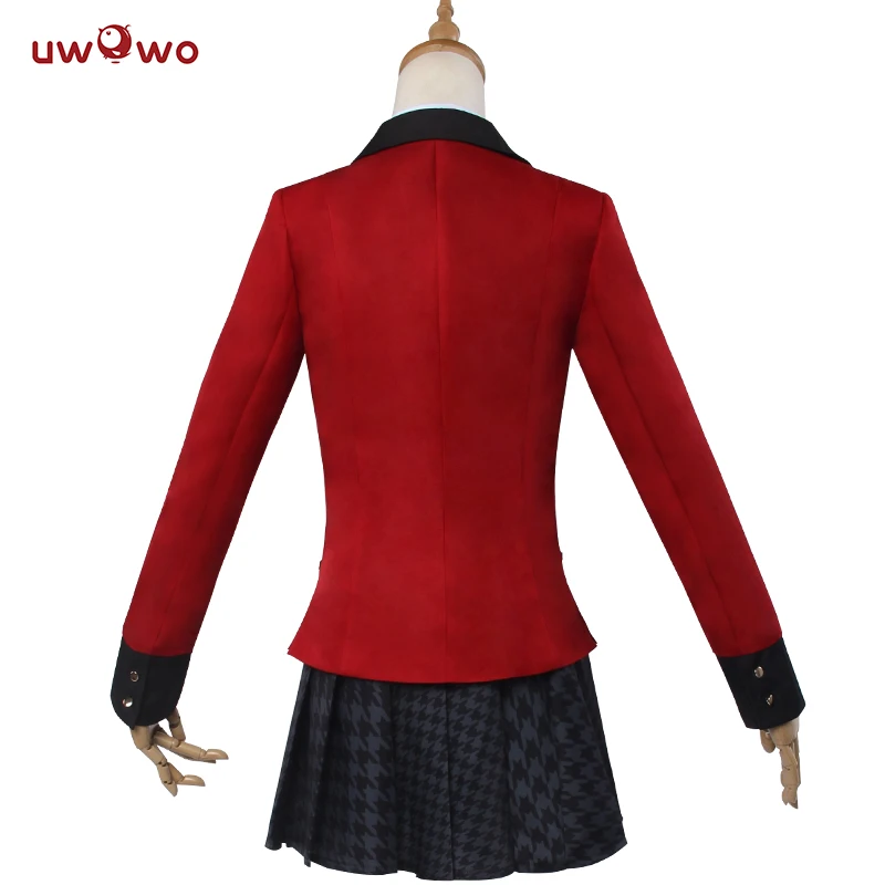 UWOWO Yumeko Jabami Косплей Kakegurui красный Школьный костюм аниме джабами юмеко для