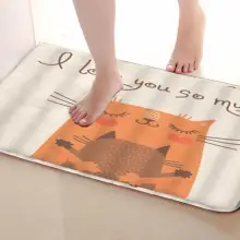 Cat Стиль Ванная комната Коврики, забавные Нескользящие Для ванной Коврики, Занавески для душа Интимные аксессуары, Коврики Чинг вашей душе Шторы