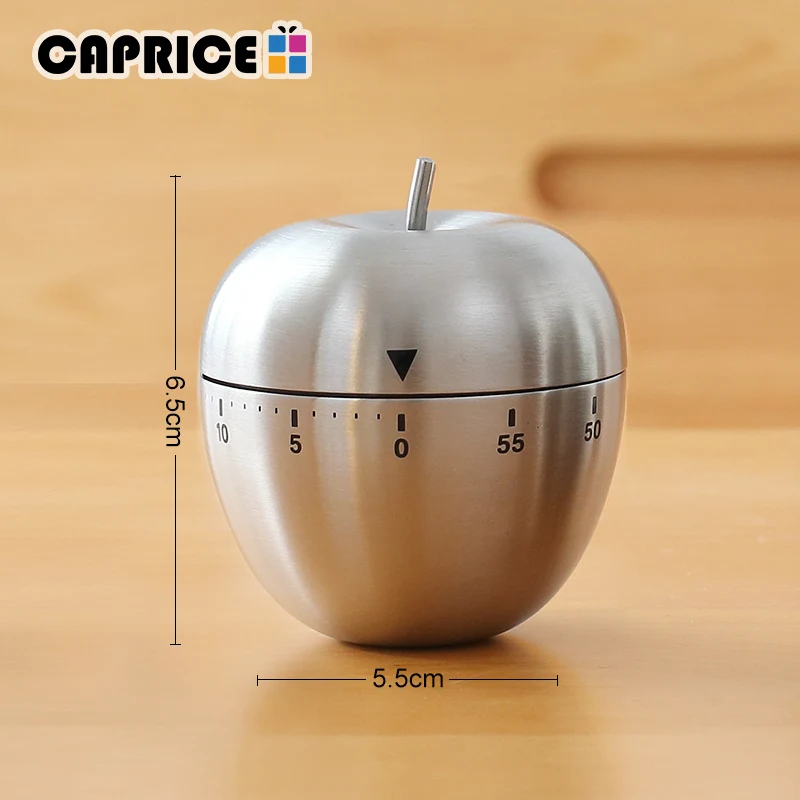 Кухонные Таймеры из нержавеющей стали секундомер Apple механический таймер