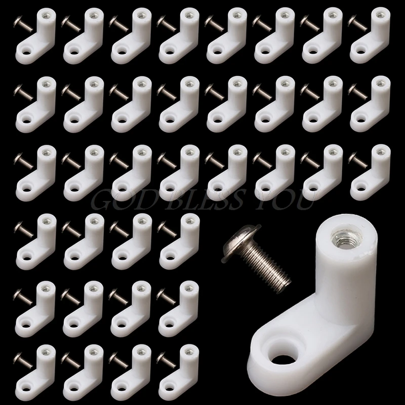 

40Pcs/Set L Type PCB Mounting Feet with Screw for Arcade JAMMA MAME Game Board