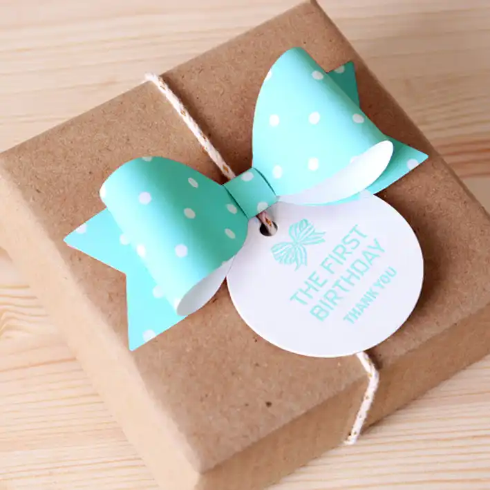 Chocolate Cookie Packing Decoration Gift Box Packaging Tie Gift