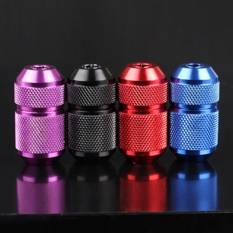 Tattoo Grip Cover Cartridge Grips 4 Colors 22mm Aluminum Alloy Tattoo Machine Grip Tube
