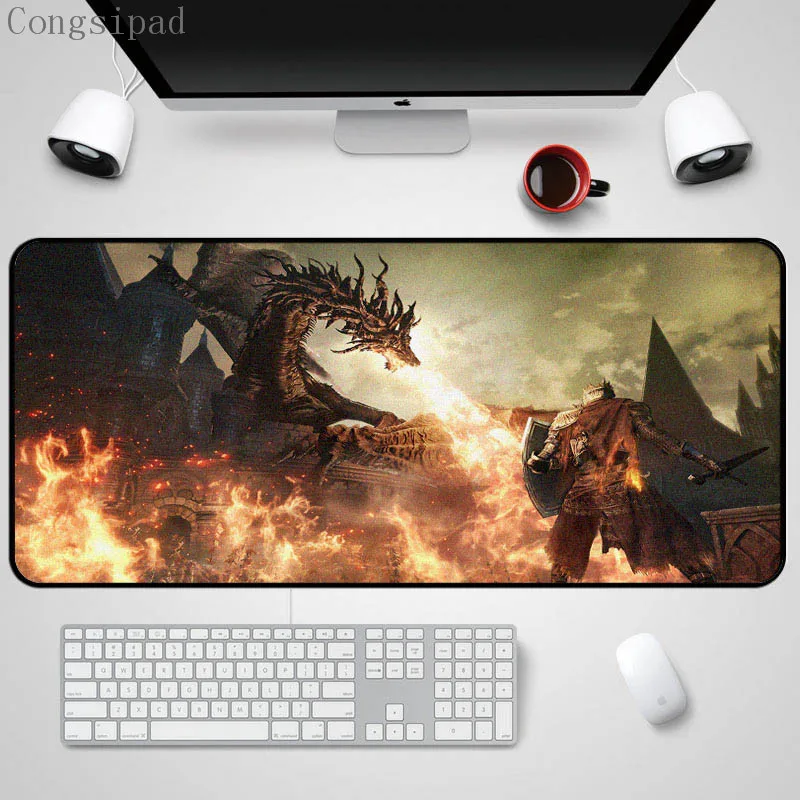 400X900X2MM Congsipad темных Душ коврик для мыши Блокировка градиентная заливка мышь Notbook компьютерный Коврик Персонализированные игровые коврики для ноутбуков - Цвет: 400X900X2MM
