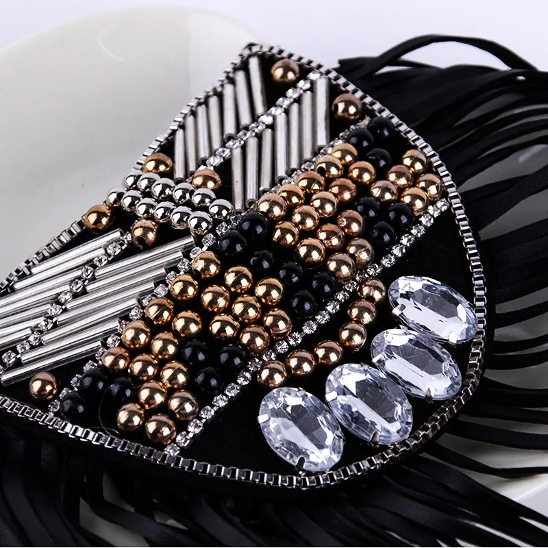 Аксессуары для выступлений большая эполета с бахромой hombro bijoux/Винтажные