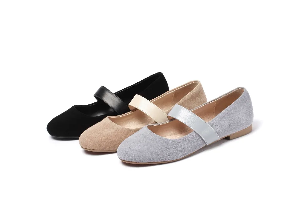 Sur apricot Conduite L00 Chaussures Appartements Rond Bout Véritable Quotidien Design Nouveau Cuir En Ballet Vocation Usage Glissement Lenkisen light Art Noir Confort Rencontres Grey F6paq