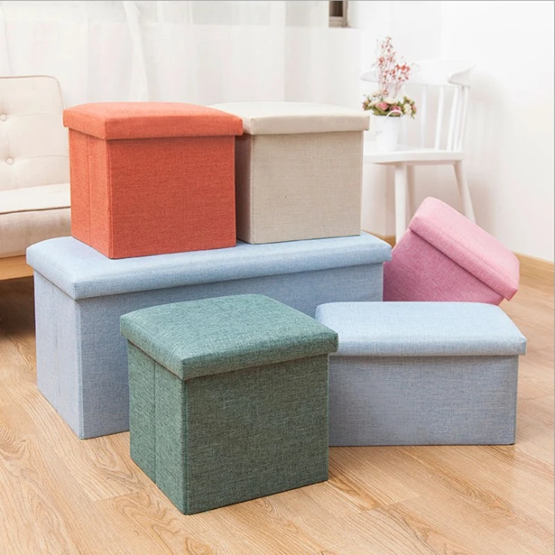 

Miscellaneous organizer fabric storage stool storage stool can sit adult folding storage box sofa change shoe bench