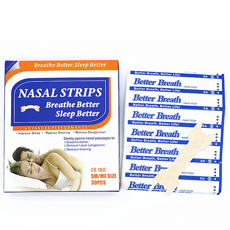 Buy 300pcs=10boxes/lot (55x16mm) Prefessional Manufacturer Anti Snoring Nasal