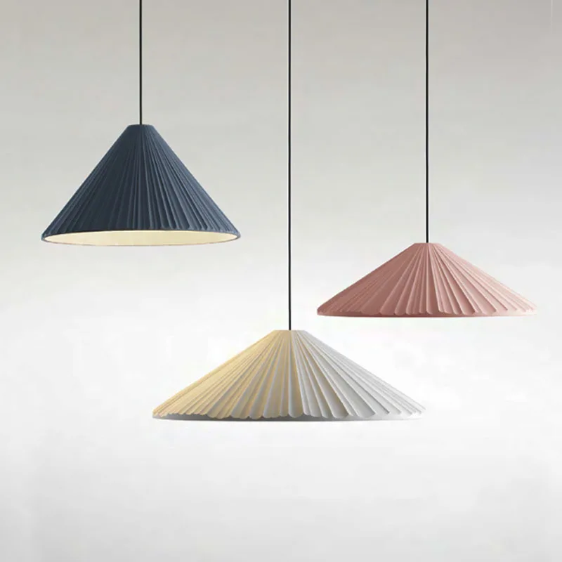 

Nordic dining room chandelier Macaron lamps living room bar personality simple modern resin Chandelier