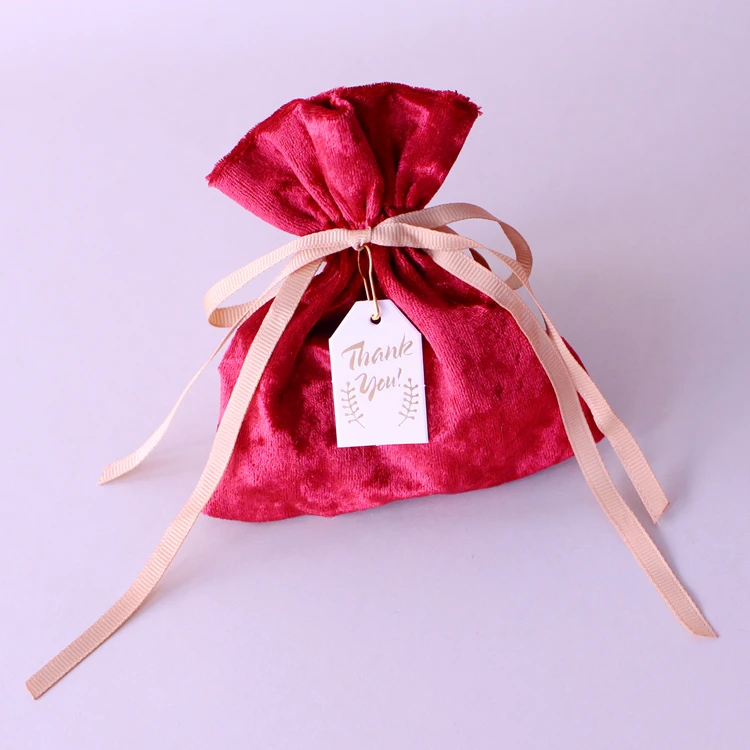 25 шт., бархатная Подарочная сумка для сахара, креативная Свадебная коробка для конфет, Детские коробки для душа, вечерние подарочные сумки с ручками, вечерние принадлежности