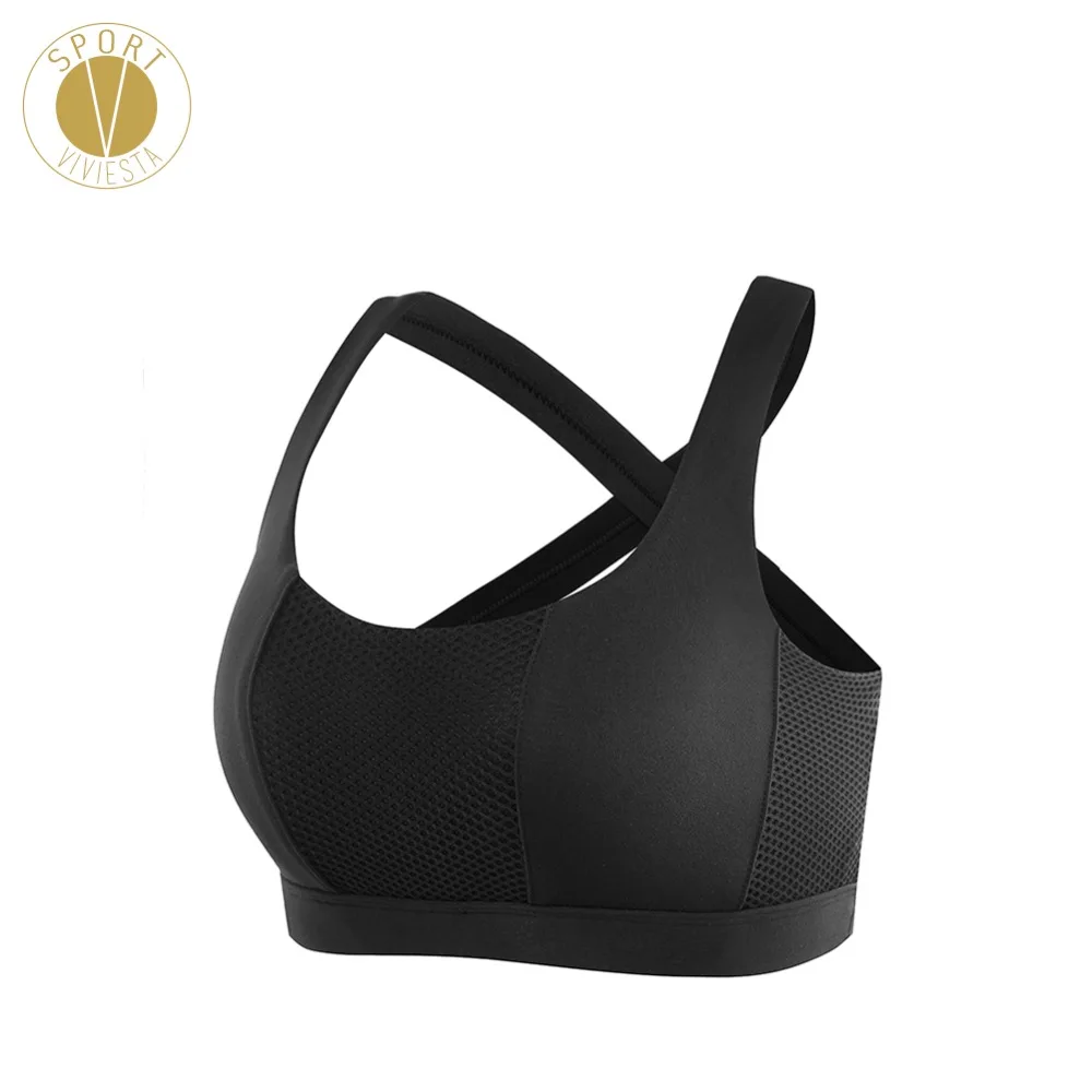 Cross Over Back Straps Sports Bra Women's Yoga Dancing Ballet Gym