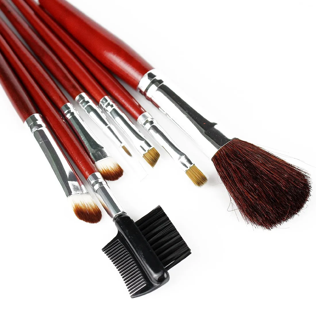 

2016 high quality Profesional Black Makeup Brushes Cosmetic Foundation Set Gift + Black Bag 7pcs/set