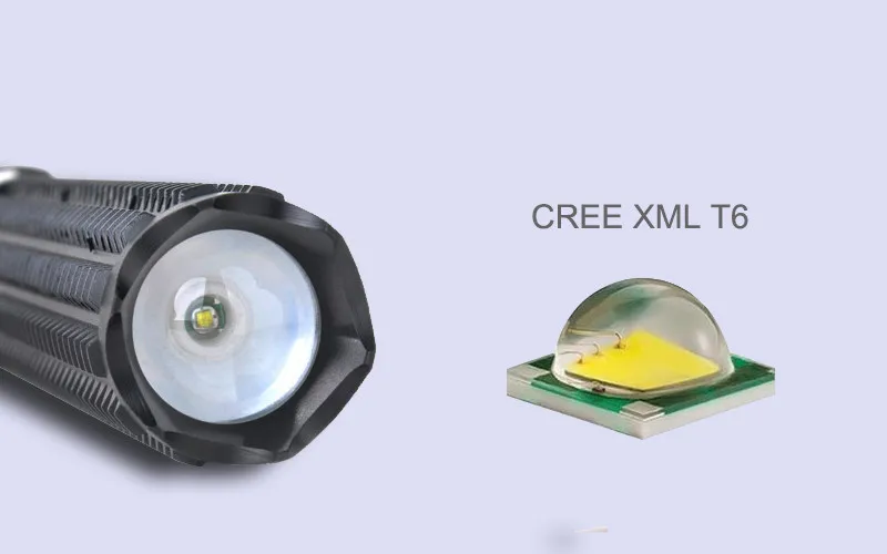 Бейсбольный светодиодный фонарь cree xmL T6, тактический фонарь, водонепроницаемый фонарь 18650, для самообороны, стеклянный выключатель, фонарь, Электрический фонарь