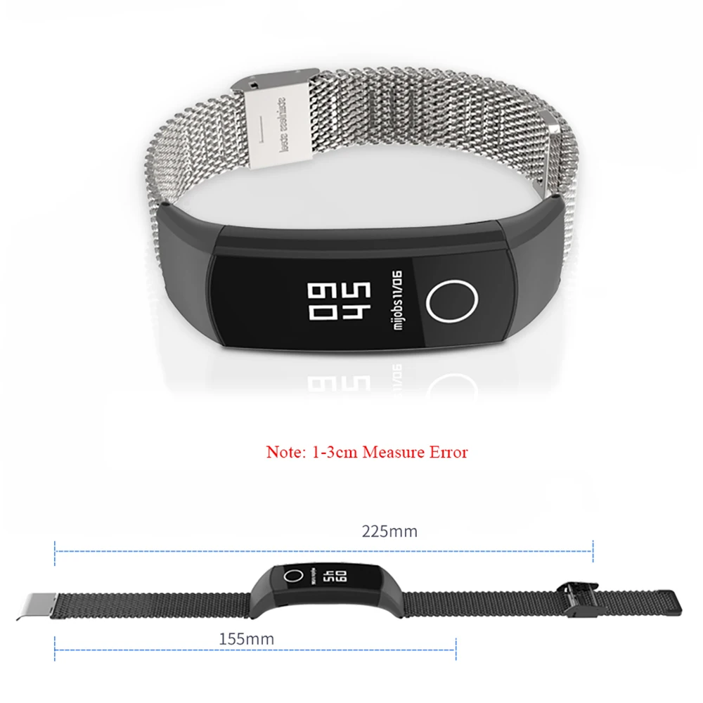 Металлический ремешок Torntisc huawei Honor Band 4 5 съемный браслет из нержавеющей стали