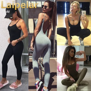 

Laipelar Women's Casual Backless Jumpsuit Sexy Bodycon Wear Hot Backless Summer Jumpsuit Outwear Outfits Clothes
