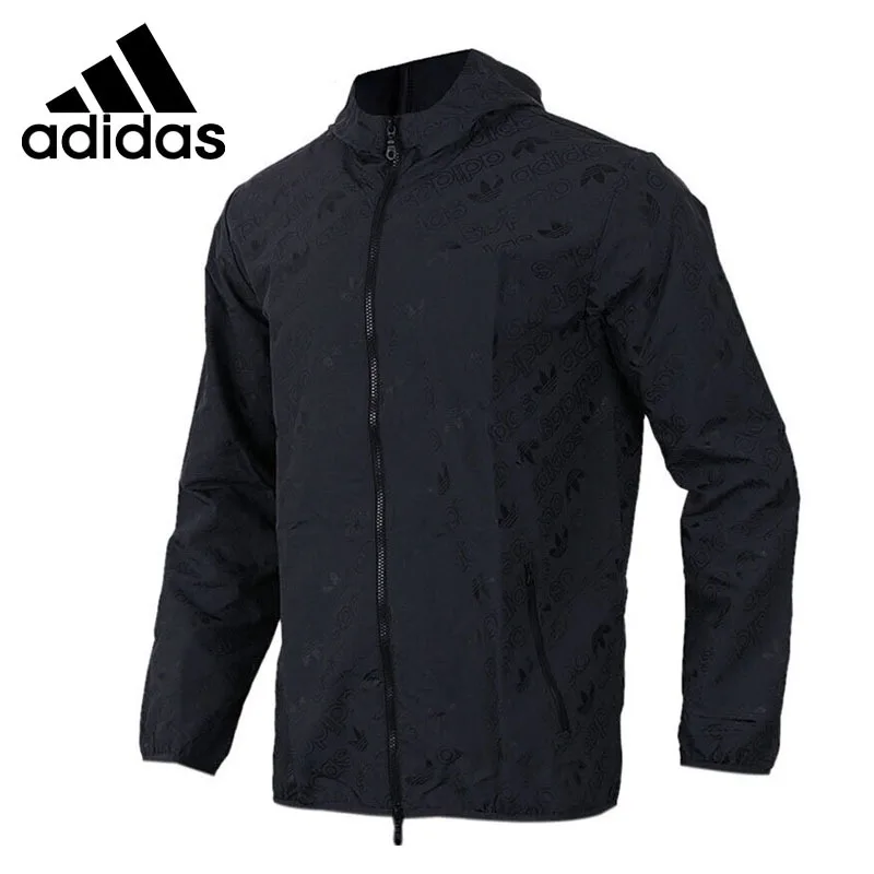 

Original New Arrival 2018 Adidas Originals AOP Windbre Men's jacket Hooded Sportswear