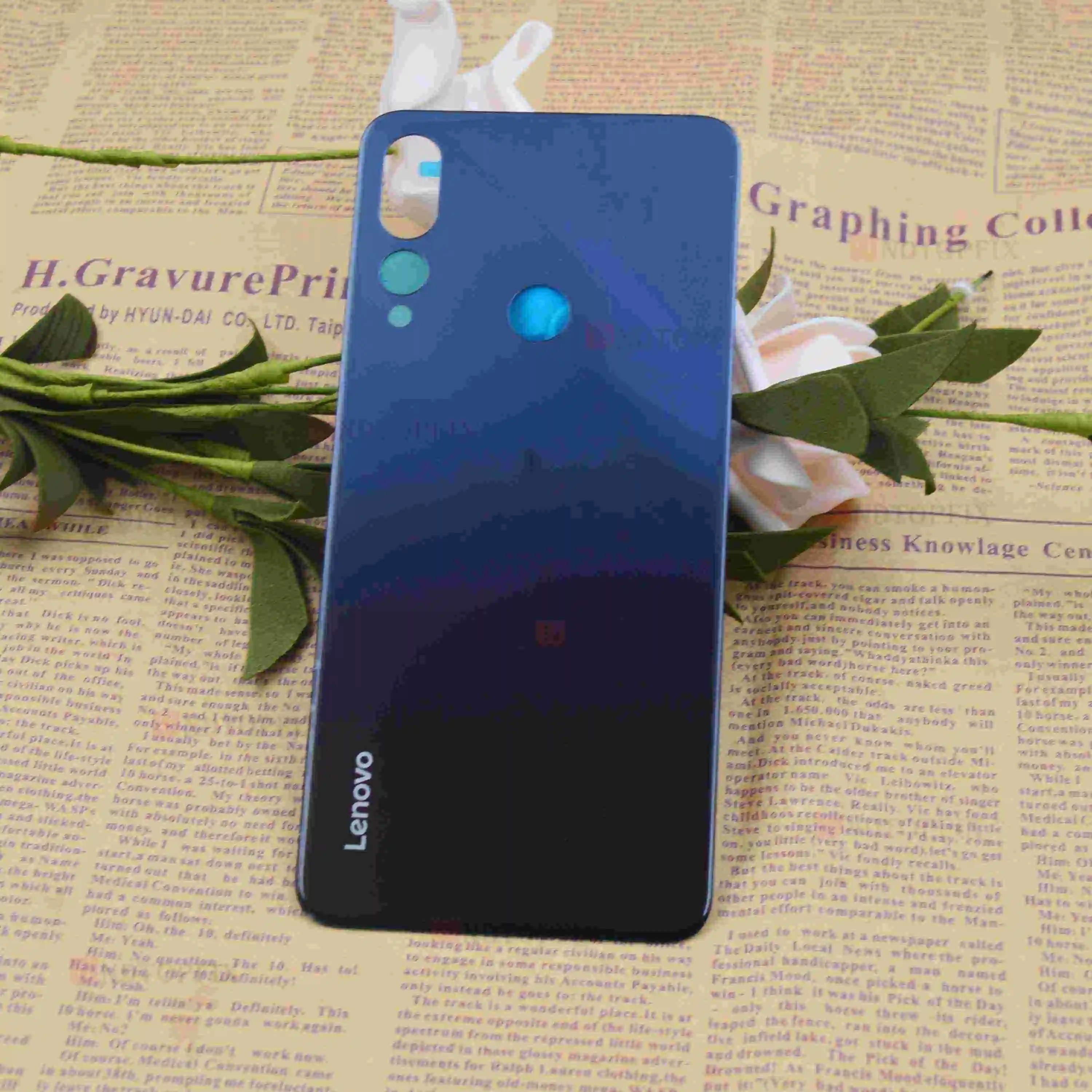 NEW Original For Lenovo Z5S Back Cover Camera Glass Z5S Battery Cover Glass Glue For Lenovo 4