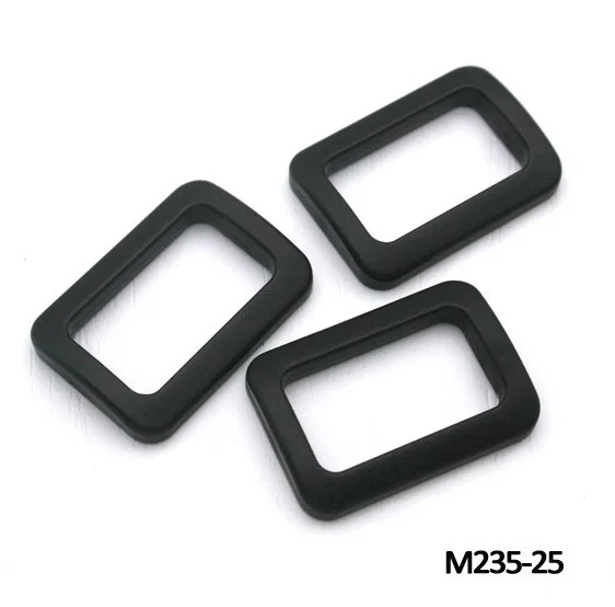 Wholesale Free shipping 100pcs black 25mm/1 inch KAM strap buckle