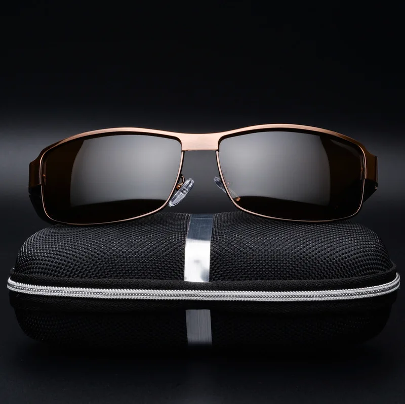 2017 Классический бренд HD поляризованных солнцезащитных очков Для мужчин модельер вождения солнцезащитные очки для человека Роскошные