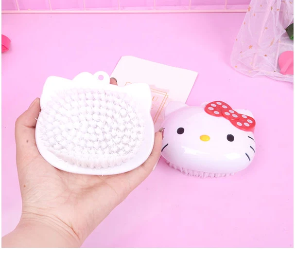 

1 Pcs Cartoon Hello Kitty Women Lady Shoe Brush With Retail Packing