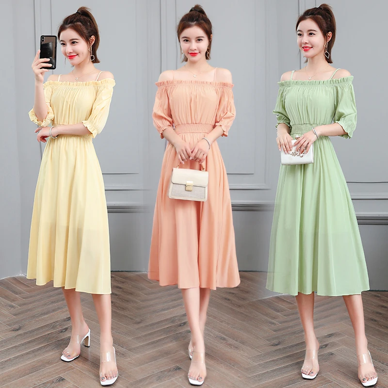 

Sexy Sling Midi Dress Summer Women Casual Boho Sleeveless Stretch Waist Backless Beach Dress Vacation Club Party Dress Vestidos