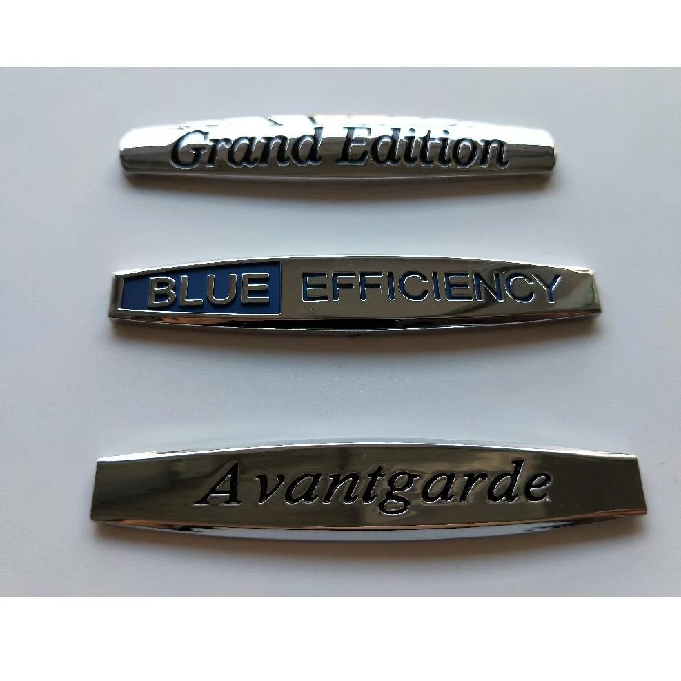 

Fender Sides Letters " Grand Edition " " BLUE EFFICIENCY " " Avantgarde " Badges Emblems Emblem Badge for Mercedes Benz AMG