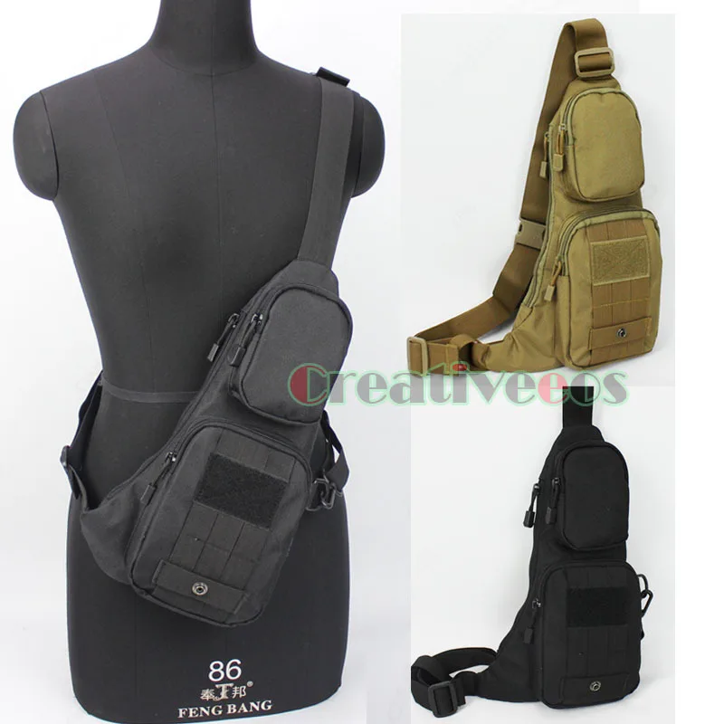 Prix pour 2017 Nouveau Hommes 1000D Nylon Militaire Voyage Équitation Épaule Messenger Poche Sling Pack Poitrine Sac Étanche Prix pour 2017 Nouveau Hommes 1000D Nylon Militaire Voyage Équitation Épaule Messenger Poche Sling Pack Poitrine Sac Étanche