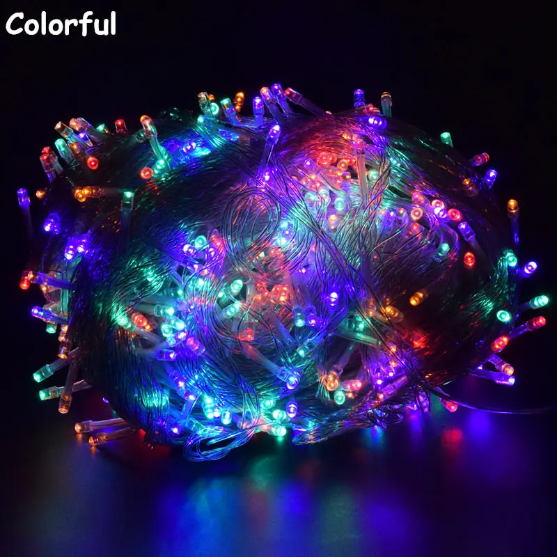 LED String Lights Christmas 10M 100LEDS 220V-110V LED Fairy Lights Waterproof Outdoor Wedding Holiday Decoration Garland Light