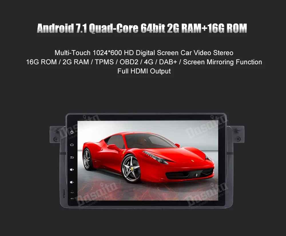 Flash Deal 9" Android 7.1 Car GPS For BMW E46 M3 318i 320i Car 2 Din radio Navi Multimedia player 2Gb Ram+16Gb Rom Quad core 64bit HDMI 1 Flash Deal 9" Android 7.1 Car GPS For BMW E46 M3 318i 320i Car 2 Din radio Navi Multimedia player 2Gb Ram+16Gb Rom Quad core 64bit HDMI 1