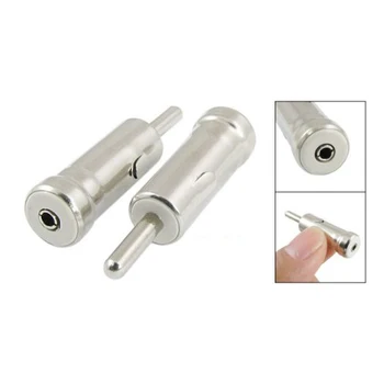 

2 Pcs Car Male Plug AM/FM Radio Antenna Cable Adapters Connectors