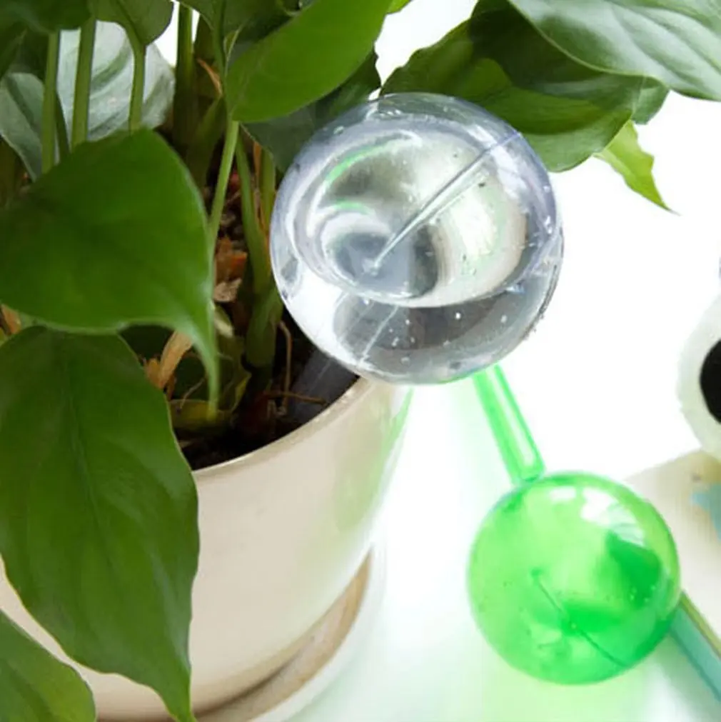 Practical Design PVC Self-Watering System Imitation Glass Ball Plant Waterer Flowers Watering Device Ball Type Drip