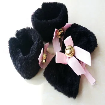 

New Cat Girls Plush Bell Bowknot Neckwear Wristband 3pcs Set Anime Maid Cosplay Props Women Lady Halloween Party Favor