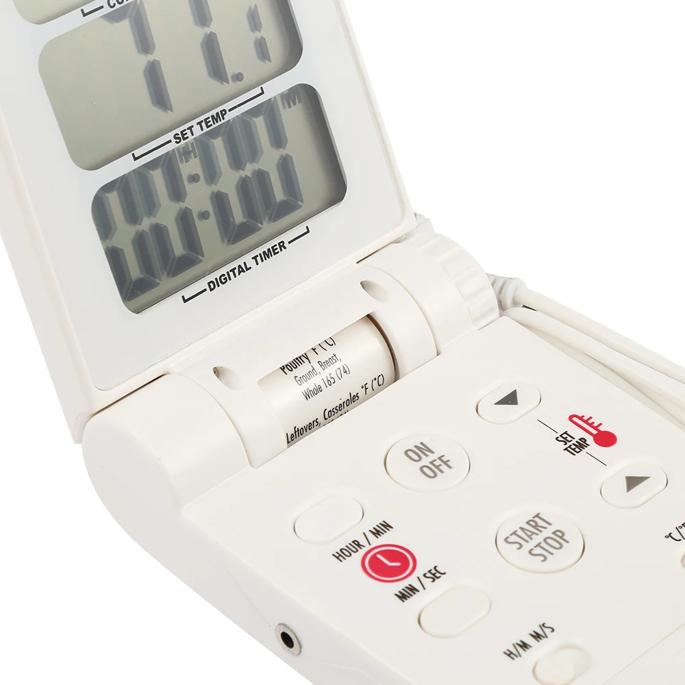 Цифровой термометр с зондом кулинарный таймер выпечки мгновенный Температура измерения цифровой термометр для барбекю Беспроводной кухонная печь Z30