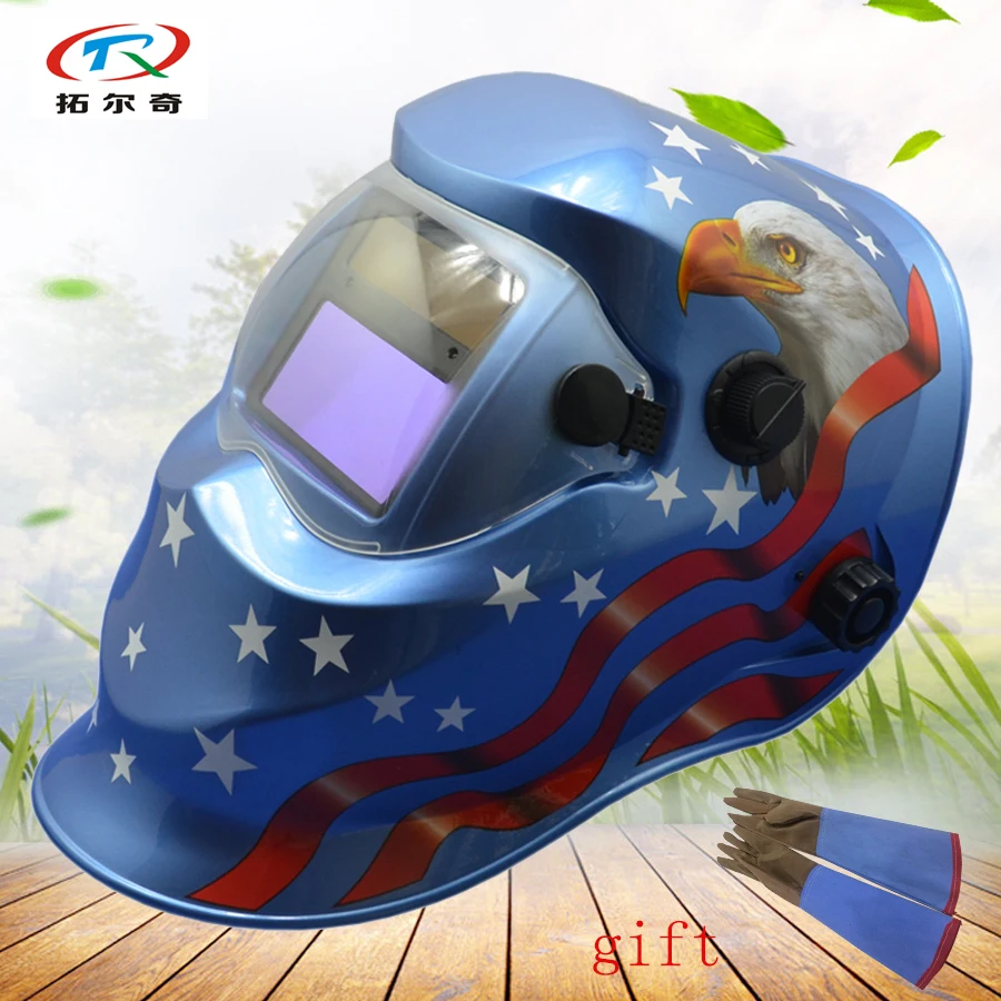 blue Auto Darkening Welding Helmet full face best price welder Welding