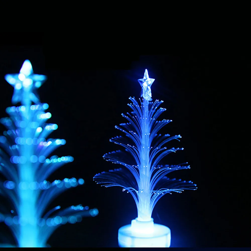 Веселый светодиодный, меняющий Цвет, Мини, Рождественская елка, домашний стол, вечерние украшения, очаровательные рождественские украшения для дома C30423