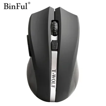 

BinFul usb Wireless Mouse silent mute noiseless Optical Mouse Gaming 6 button 2400 DPI mouse for Laptop Computer Mice