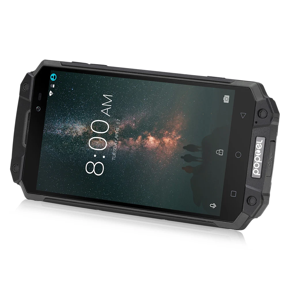Poptel P9000 MAX 5 'ཉMP NFC IP68 4 г мобильного телефона Водонепроницаемый пыле MTK6750V Octa Core